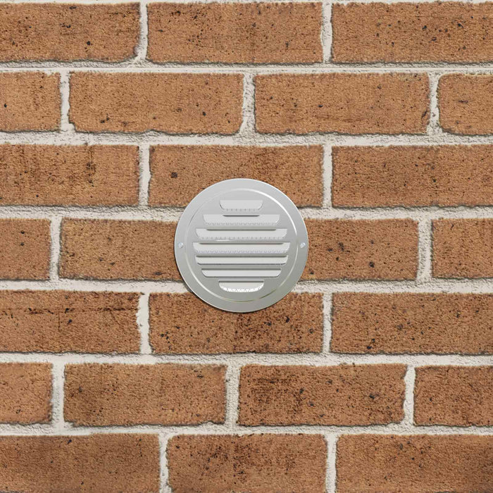Capace de ventilație pentru aer 4 pcs Argintiu 80 mm - WALTI WALTI