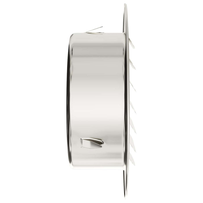 Capace de ventilație pentru aer 4 pcs Argintiu 80 mm - WALTI WALTI