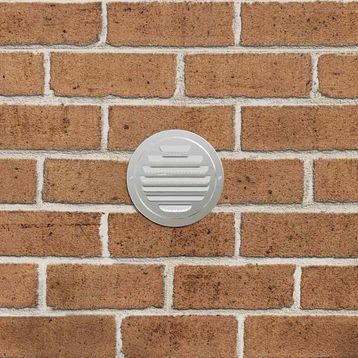 Capace de ventilație pentru aer 4 pcs Argintiu 100 mm - WALTI WALTI