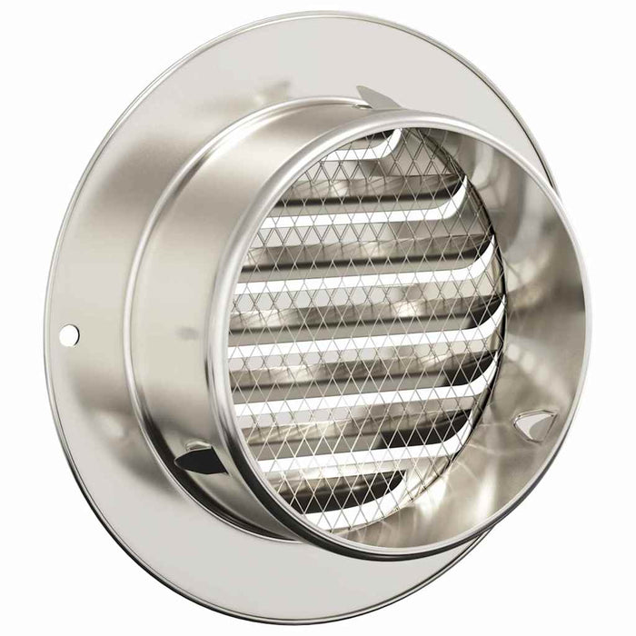 Capace de ventilație pentru aer 4 pcs Argintiu 100 mm - WALTI WALTI