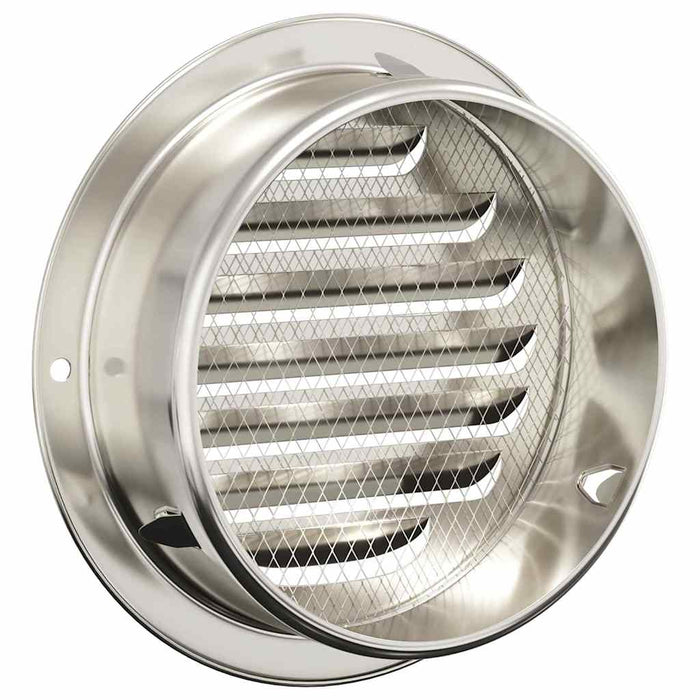 Capace de ventilație pentru aer 4 pcs Argintiu 125 mm - WALTI WALTI
