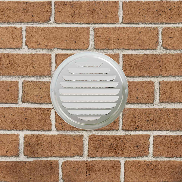 Capace de ventilație pentru aer 4 pcs Argintiu 150 mm - WALTI WALTI