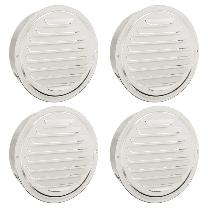 Capace de ventilație pentru aer 4 pcs Argintiu 150 mm - WALTI WALTI