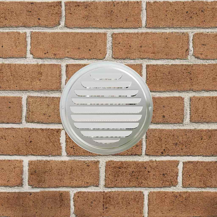 Capace de ventilație pentru aer 4 pcs Argintiu 200 mm - WALTI WALTI