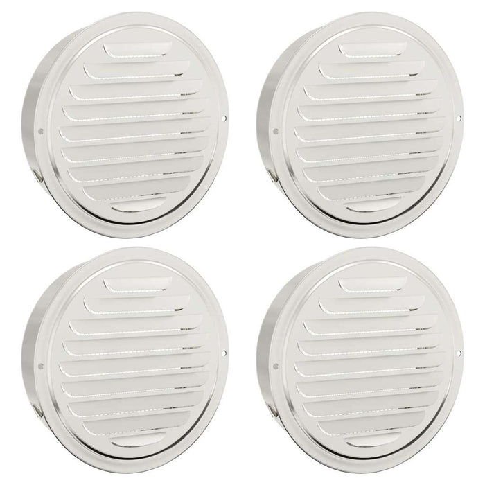 Capace de ventilație pentru aer 4 pcs Argintiu 200 mm - WALTI WALTI