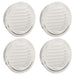 Capace de ventilație pentru aer 4 pcs Argintiu 200 mm - WALTI WALTI