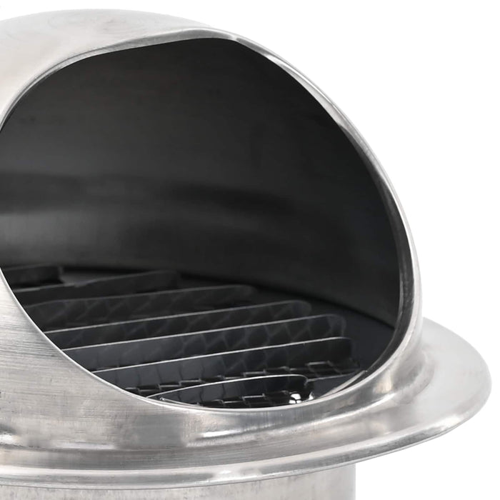 Capace de ventilație pentru aer 8 pcs Argintiu 80 mm - WALTI WALTI