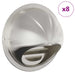 Capace de ventilație pentru aer 8 pcs Argintiu 80 mm - WALTI WALTI