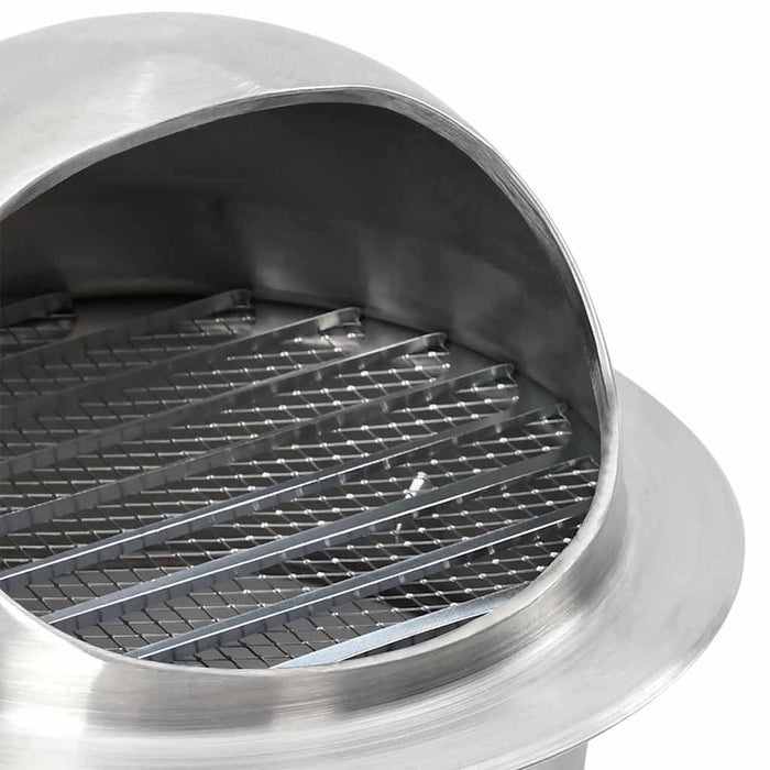 Capace de ventilație pentru aer 2 pcs Argintiu 200 mm - WALTI WALTI