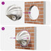 Capace de ventilație pentru aer 2 pcs Argintiu 200 mm - WALTI WALTI