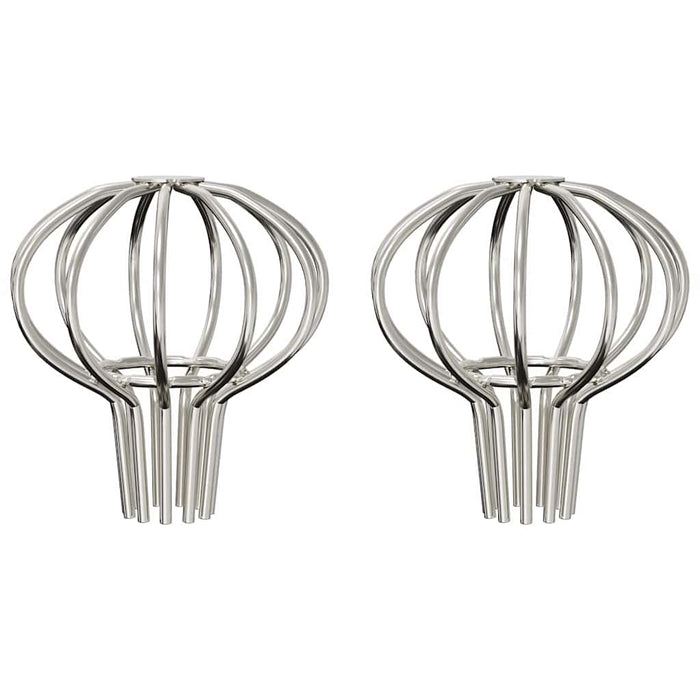 Protecție pentru frunze de jgheab 2 pcs Argintiu 50 mm - WALTI WALTI