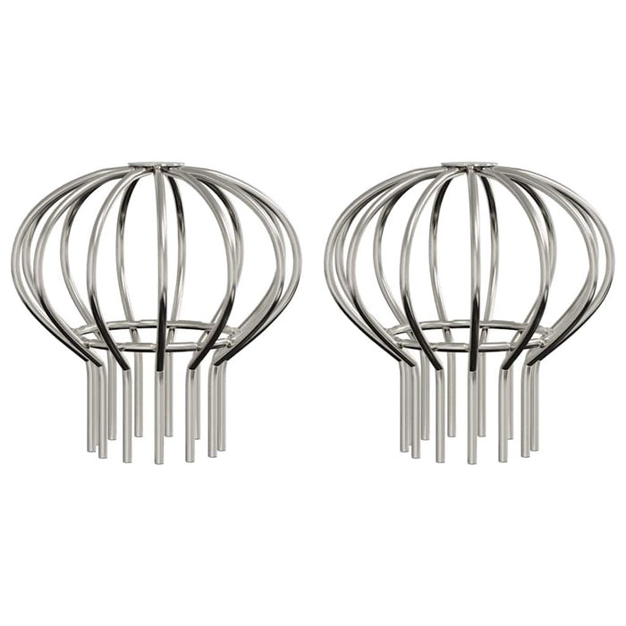 Protecție pentru frunze de jgheab 2 pcs Argintiu 75 mm - WALTI WALTI