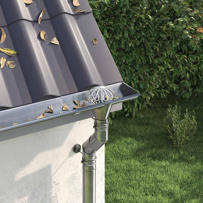 Protecție pentru frunze de jgheab 8 pcs Argintiu 75 mm - WALTI WALTI