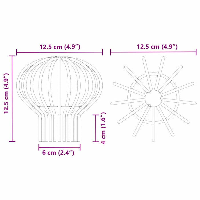 Protecție pentru frunze de jgheab 8 pcs Argintiu 75 mm - WALTI WALTI