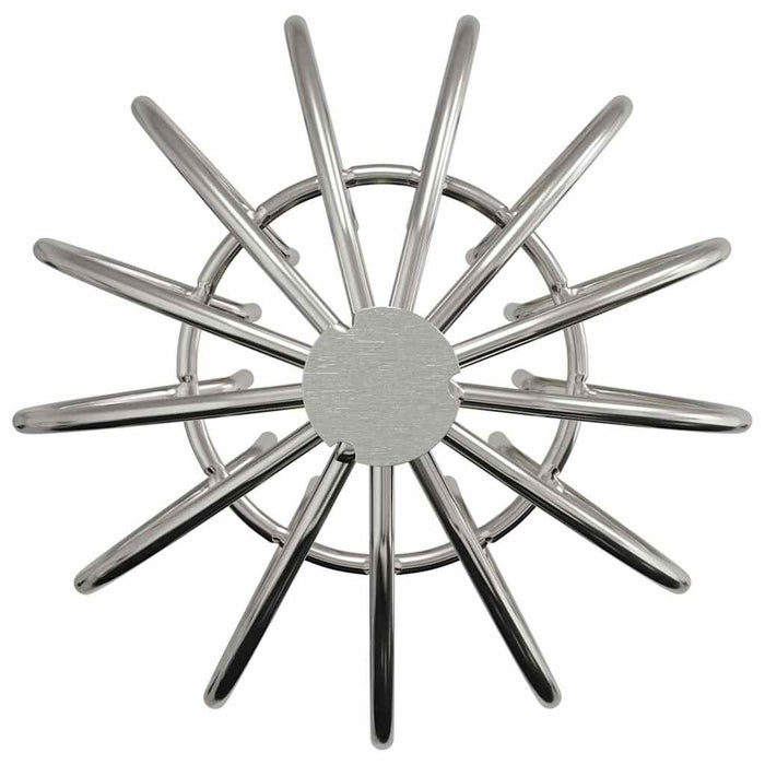 Protecție pentru frunze de jgheab 8 pcs Argintiu 75 mm - WALTI WALTI