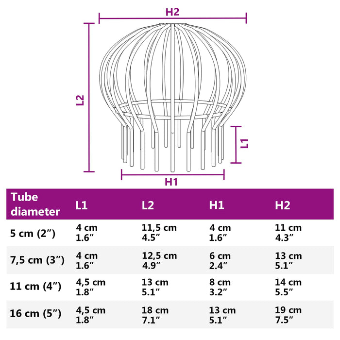 Protecție pentru frunze de jgheab 8 pcs Argintiu 110 mm - WALTI WALTI
