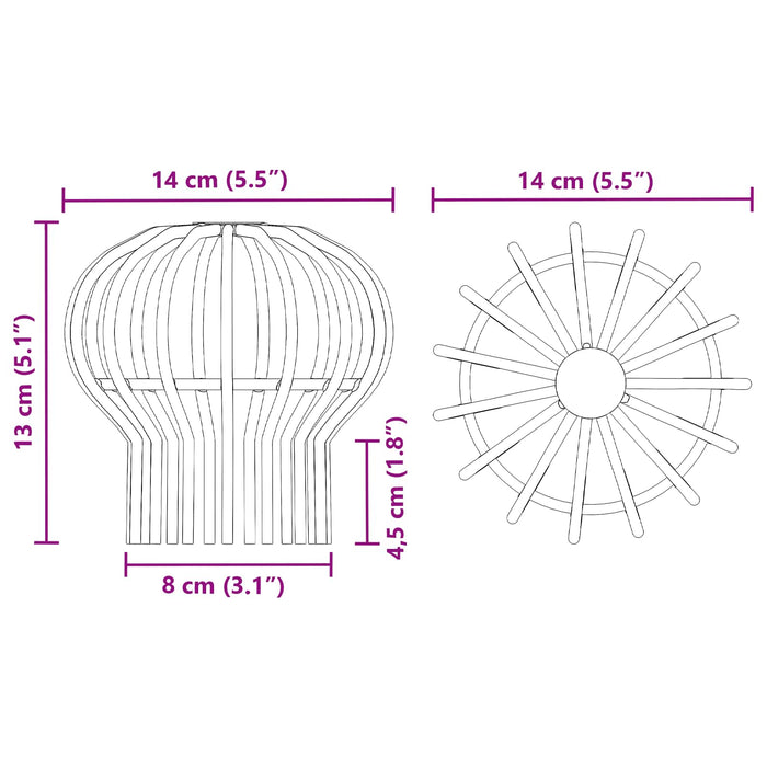 Protecție pentru frunze de jgheab 8 pcs Argintiu 110 mm - WALTI WALTI