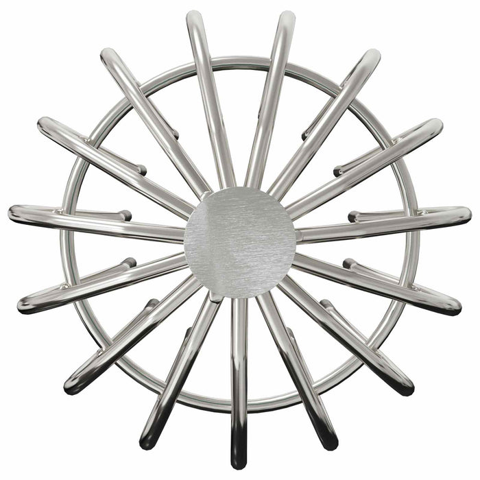Protecție pentru frunze de jgheab 8 pcs Argintiu 110 mm - WALTI WALTI