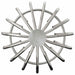 Protecție pentru frunze de jgheab 8 pcs Argintiu 110 mm - WALTI WALTI