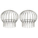 Protecție pentru frunze de jgheab 2 pcs Argintiu 160 mm - WALTI WALTI