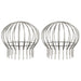 Protecție pentru frunze de jgheab 2 pcs Argintiu 200 mm - WALTI WALTI