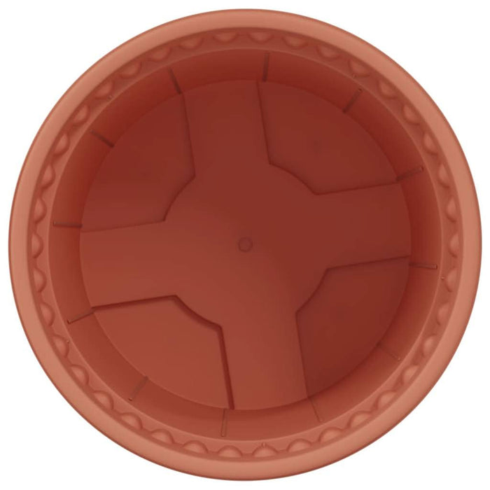 Ghiveci rotund pentru flori 6 pcs Roșu cărămidă Ø 12,5 x 10 cm - WALTI WALTI