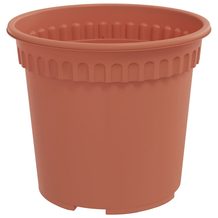 Ghiveci rotund pentru flori 6 pcs Roșu cărămidă Ø 15 x 12 cm - WALTI WALTI