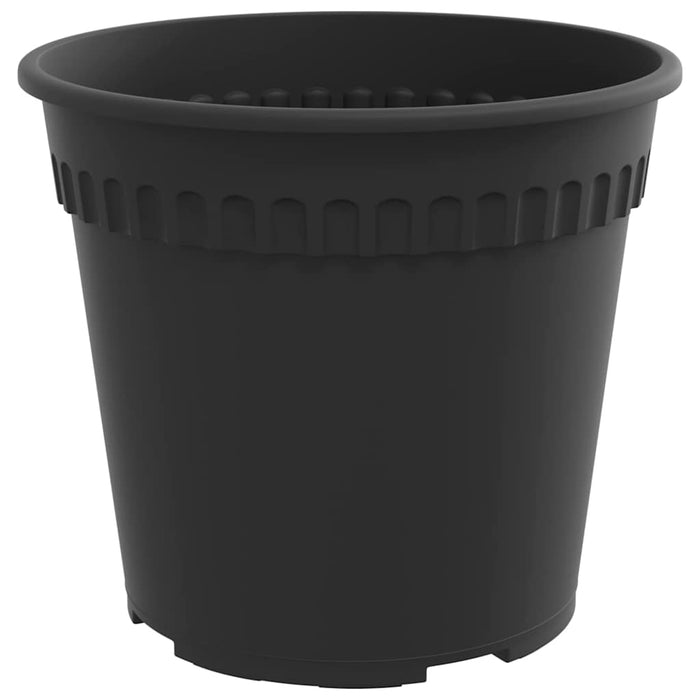 Ghiveci rotund pentru flori 6 pcs Negru Ø 17 x 14 cm Plastic - WALTI WALTI
