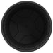 Ghiveci rotund pentru flori 6 pcs Negru Ø 19 x 16 cm Plastic - WALTI WALTI