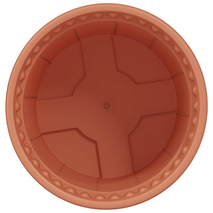 Ghiveci rotund pentru flori 24 pcs Roșu cărămidă Ø 15 x 12 cm - WALTI WALTI