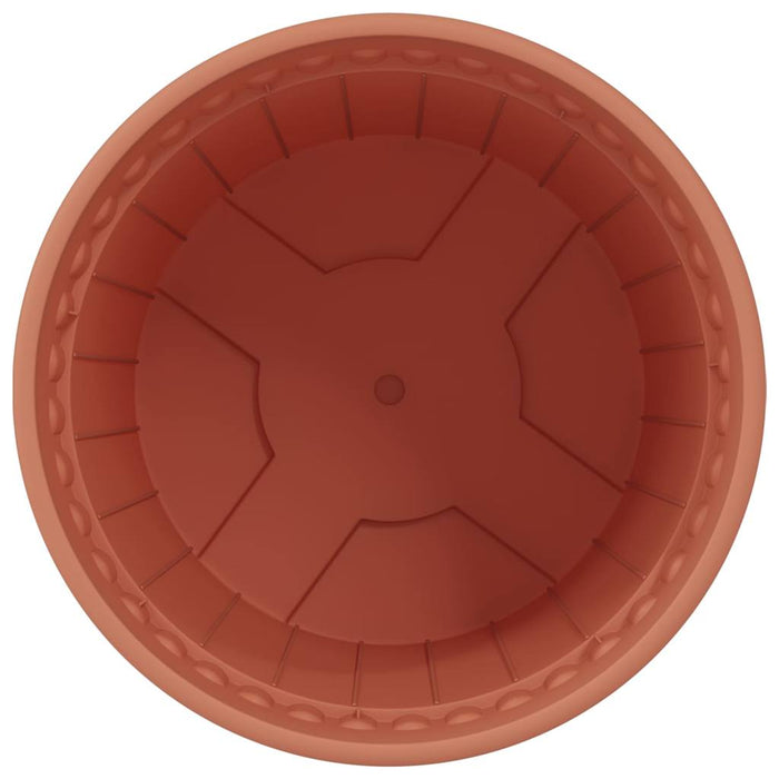 Ghiveci rotund pentru flori 24 pcs Roșu cărămidă Ø 17 x 14 cm - WALTI WALTI