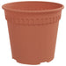 Ghiveci rotund pentru flori 24 pcs Roșu cărămidă Ø 19 x 16 cm - WALTI WALTI