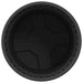 Ghiveci rotund pentru flori 24 pcs Negru Ø 12,5 x 10 cm Plastic - WALTI WALTI