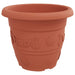 Ghiveci rotund pentru flori 6 pcs Roșu cărămidă Ø 26 x 21.5 cm - WALTI WALTI