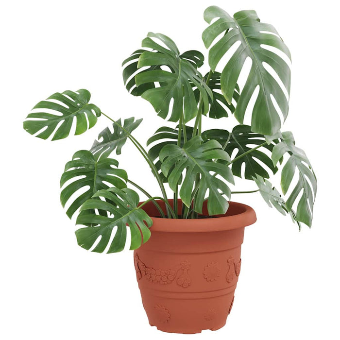 Ghiveci rotund pentru flori 6 pcs Roșu cărămidă Ø 26 x 21.5 cm - WALTI WALTI