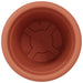 Ghiveci rotund pentru flori 6 pcs Roșu cărămidă Ø 26 x 21.5 cm - WALTI WALTI