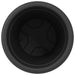 Ghiveci rotund pentru flori 6 pcs Negru Ø 26 x 21.5 cm Plastic - WALTI WALTI