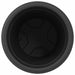 Ghiveci rotund pentru flori 6 pcs Negru Ø 26 x 21.5 cm Plastic - WALTI WALTI