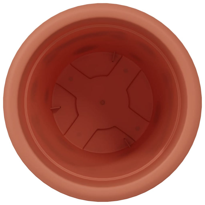 Ghiveci rotund pentru flori 24 pcs Roșu cărămidă Ø 26 x 21.5 cm - WALTI WALTI