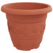 Ghiveci rotund pentru flori 24 pcs Roșu cărămidă Ø 26 x 21.5 cm - WALTI WALTI