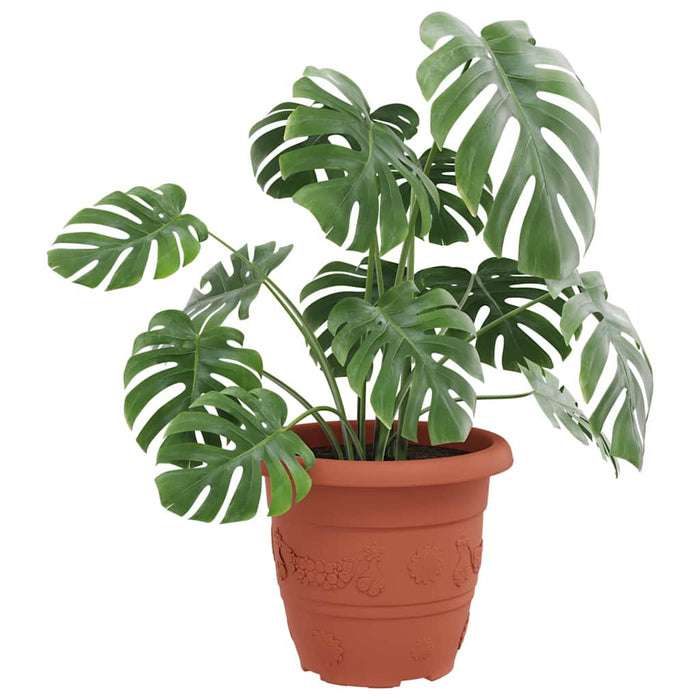 Ghiveci rotund pentru flori 24 pcs Roșu cărămidă Ø 26 x 21.5 cm - WALTI WALTI