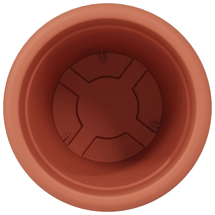 Ghiveci rotund pentru flori 24 pcs Roșu cărămidă Ø 26 x 21.5 cm - WALTI WALTI