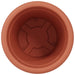 Ghiveci rotund pentru flori 24 pcs Roșu cărămidă Ø 26 x 21.5 cm - WALTI WALTI