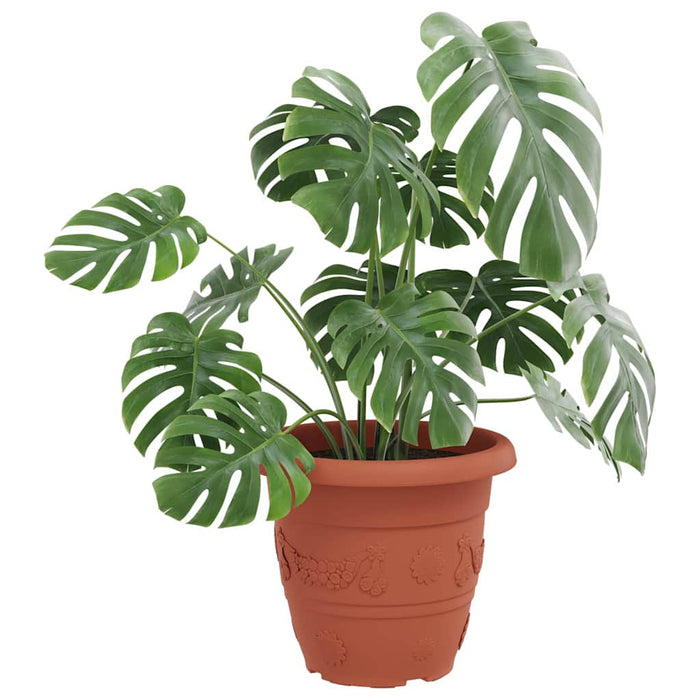 Ghiveci rotund pentru flori 24 pcs Roșu cărămidă Ø 26 x 21.5 cm - WALTI WALTI