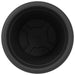 Ghiveci rotund pentru flori 24 pcs Negru Ø 26 x 21.5 cm Plastic - WALTI WALTI