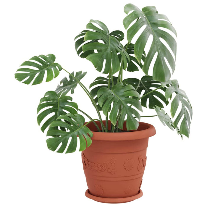 Tavă rotundă pentru flori 6 pcs Roșu cărămidă Ø 23,5 x 2,5 cm - WALTI WALTI