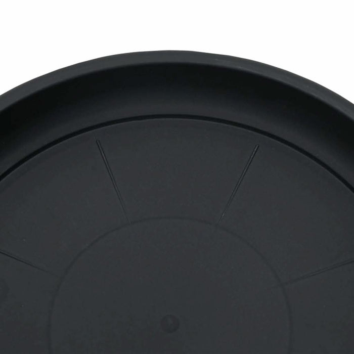 Tavă rotundă pentru flori 6 pcs Negru Ø 15,5 x 2 cm Plastic - WALTI WALTI