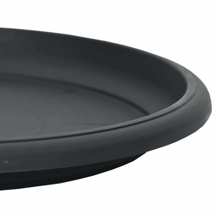Tavă rotundă pentru flori 6 pcs Negru Ø 15,5 x 2 cm Plastic - WALTI WALTI