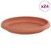 Tavă rotundă pentru flori 24 pcs Roșu cărămidă Ø 14 x 2 cm - WALTI WALTI