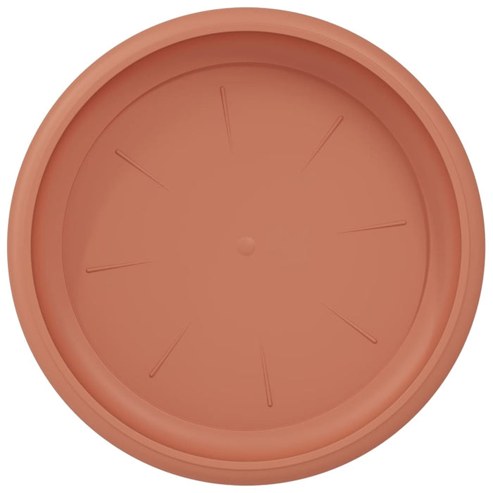 Tavă rotundă pentru flori 24 pcs Roșu cărămidă Ø 14 x 2 cm WALTI